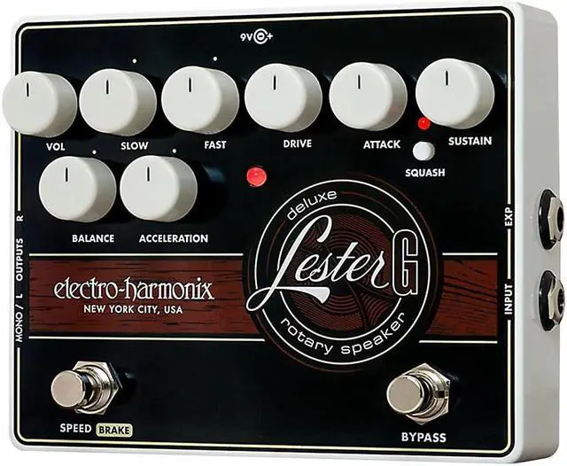 Alt view image 6 of 12 - Electro-Harmonix Lester G Deluxe Rotary Speaker pedal for guitar