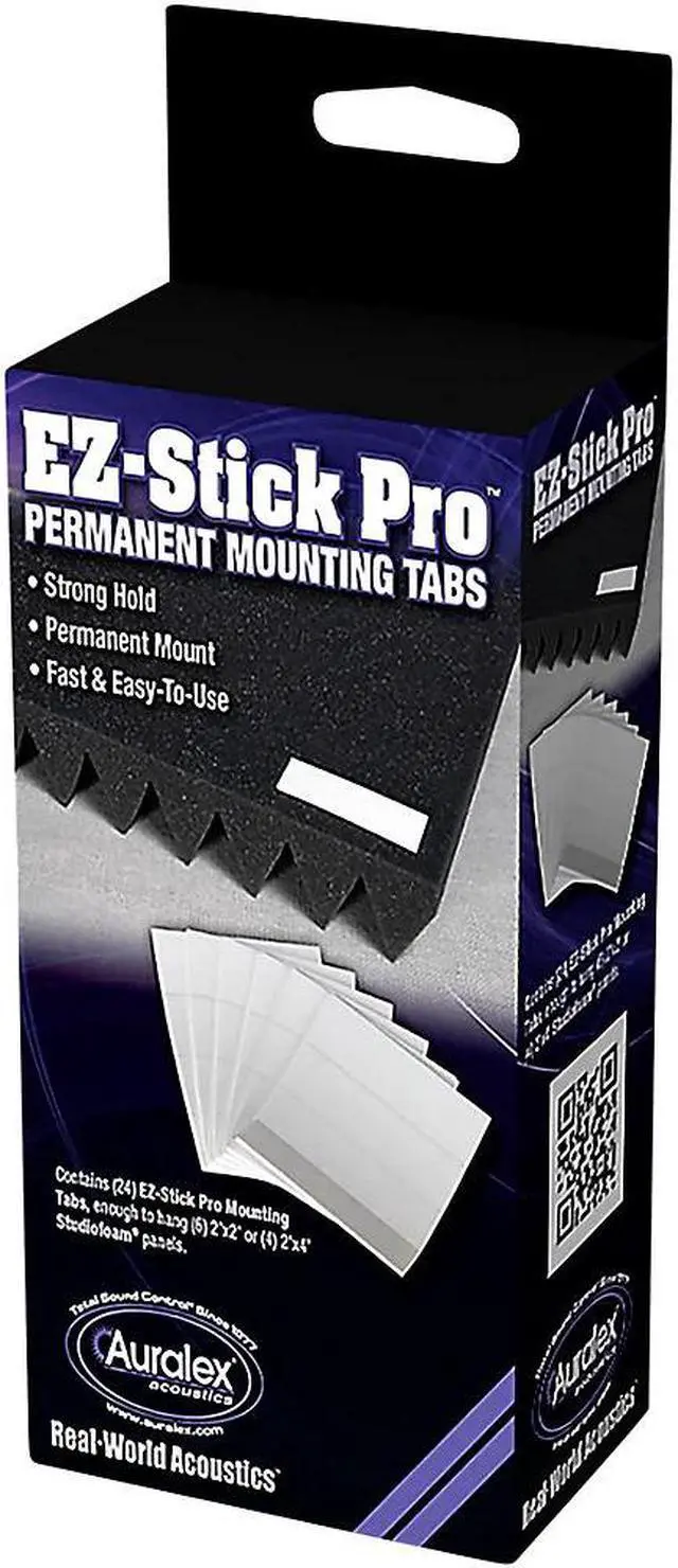 Alt view image 4 of 7 - Auralex EZ-Stick Pro Mounting Tabs