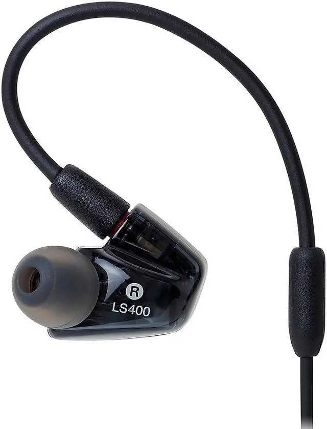Alt view image 16 of 16 - Audio-Technica ATH-LS400iS In-Ear Headphones with In-Line Mic and Control