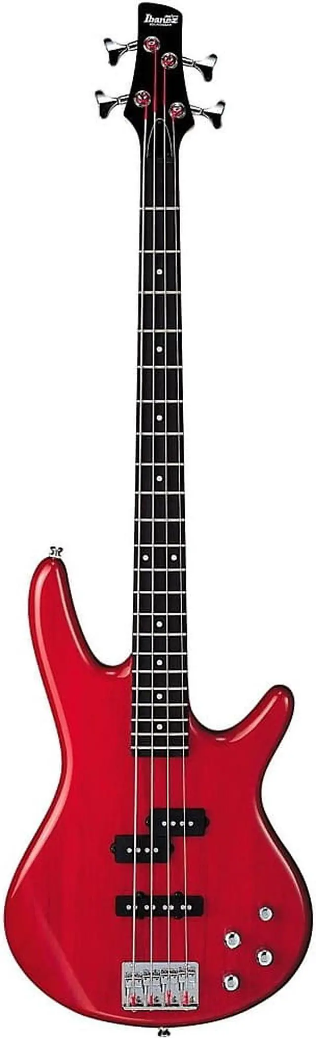 Alt view image 2 of 3 - Ibanez GSR200 4-String Electric Bass Transparent Red