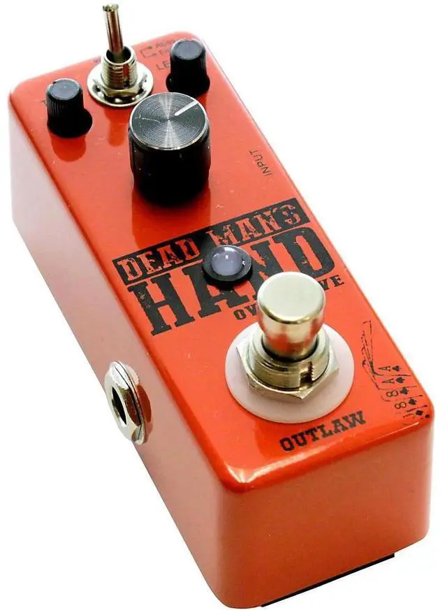Alt view image 14 of 20 - Outlaw Effects Dead Man's Hand Guitar Overdrive Pedal