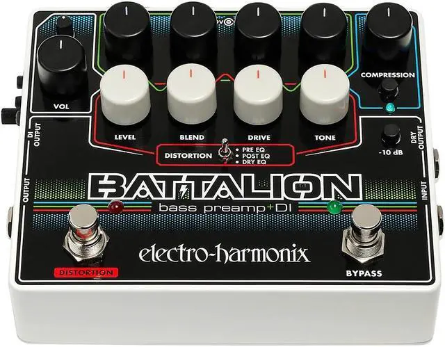 Alt view image 5 of 12 - Electro-Harmonix Battalion Bass Preamp & DI Pedal
