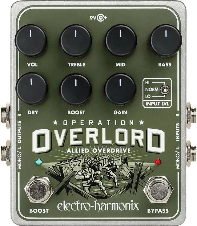 Alt view image 2 of 12 - electroharmonix operation overlord allied overdrive pedal