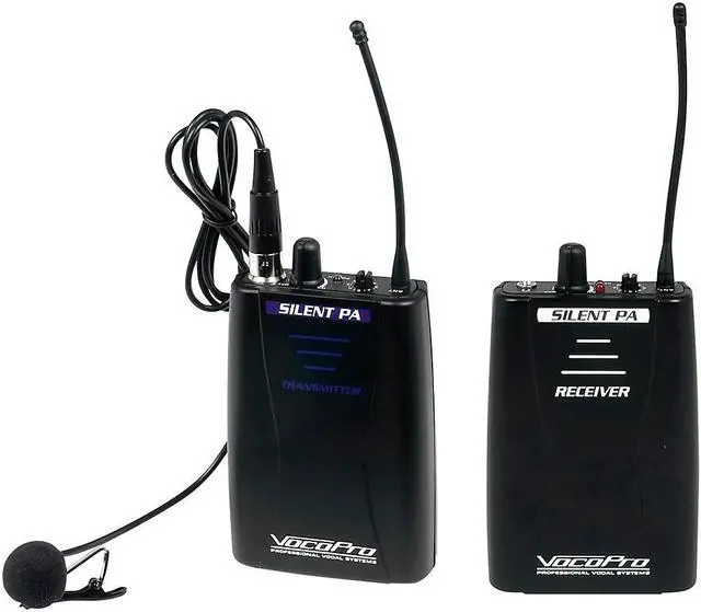 Alt view image 11 of 19 - vocopro silentpaportable 16channel uhf wireless audio broadcast system