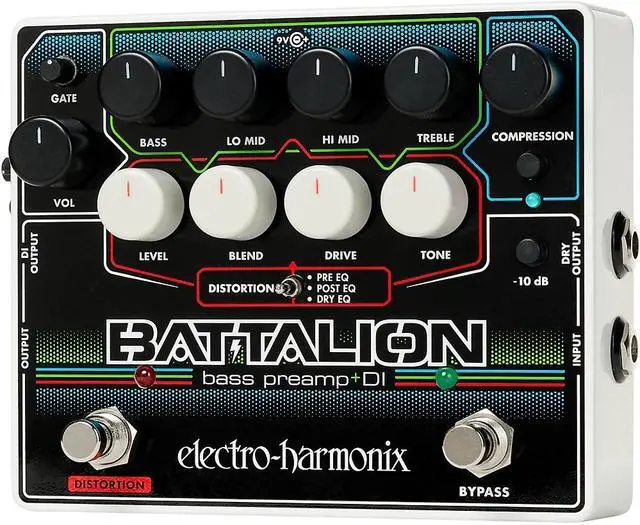 Alt view image 4 of 12 - Electro-Harmonix Battalion Bass Preamp & DI Pedal