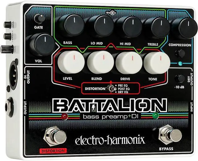 Alt view image 3 of 12 - Electro-Harmonix Battalion Bass Preamp & DI Pedal