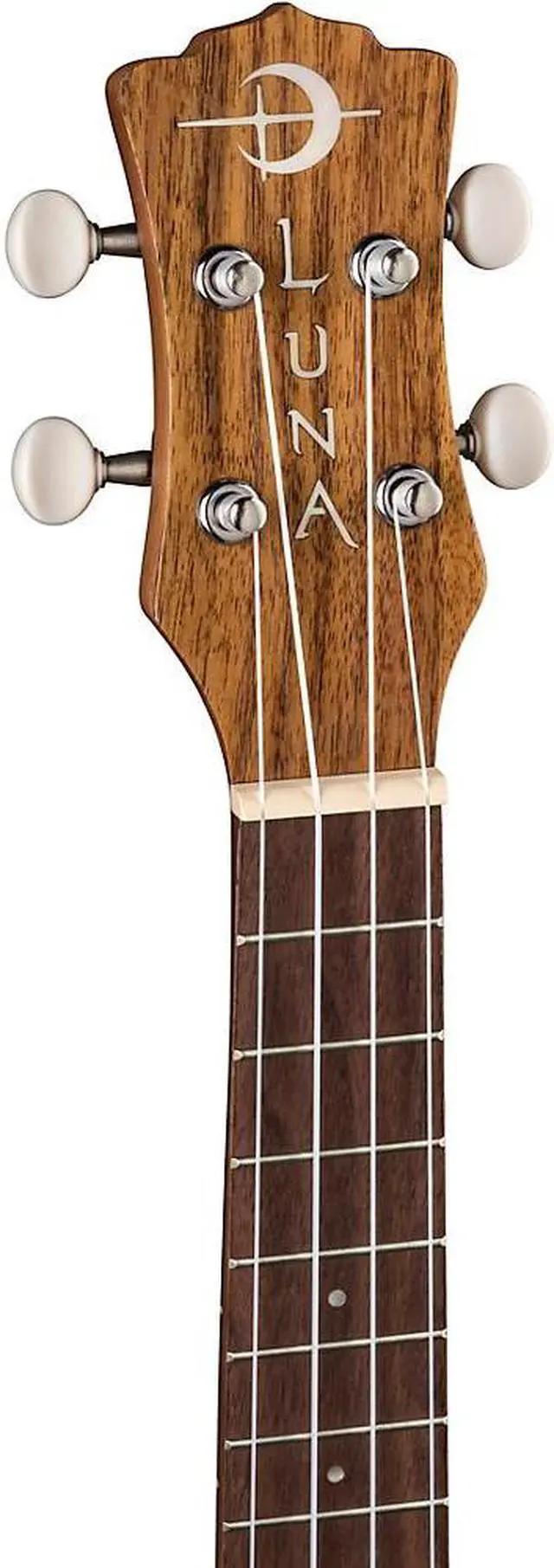 Alt view image 12 of 13 - Luna Uke Flamed Acacia Concert Ukulele with Gigbag, 20 Frets, Satin Natural
