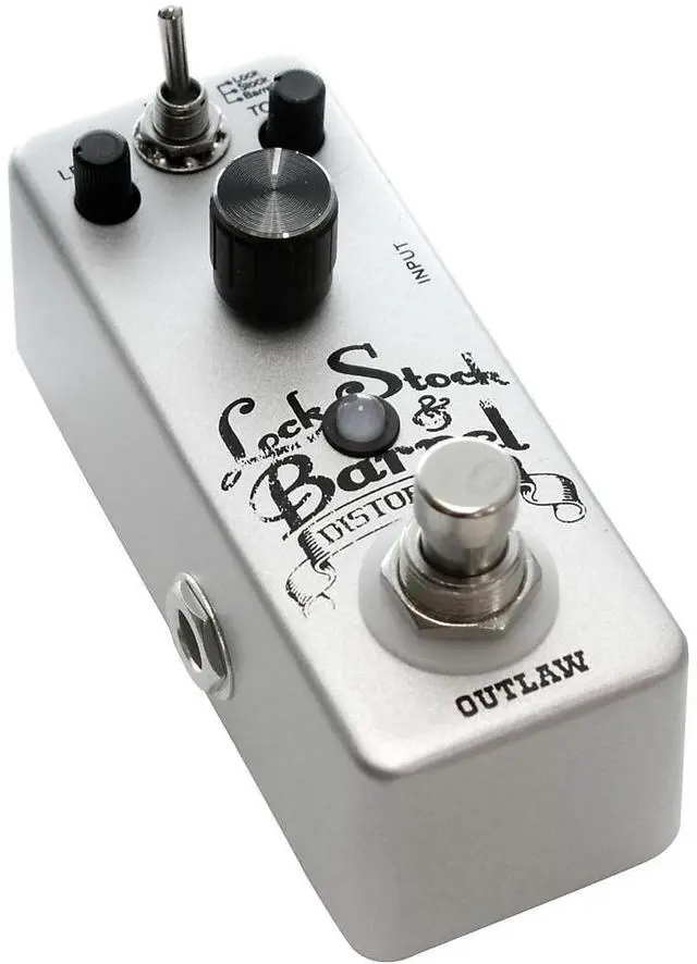 Alt view image 15 of 20 - Outlaw Effects Lock-Stock-Barrel Guitar Distoriton Pedal