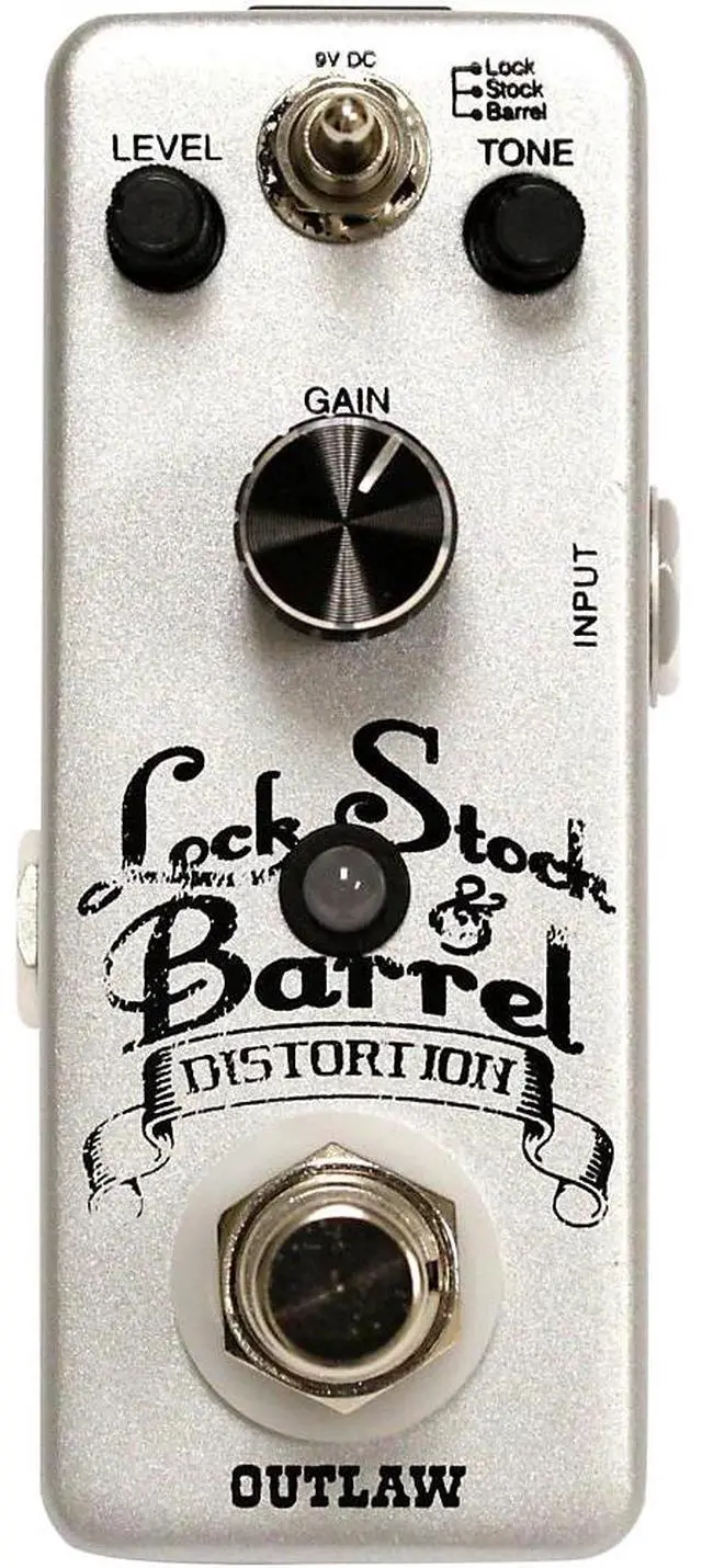 Alt view image 14 of 20 - Outlaw Effects Lock-Stock-Barrel Guitar Distoriton Pedal