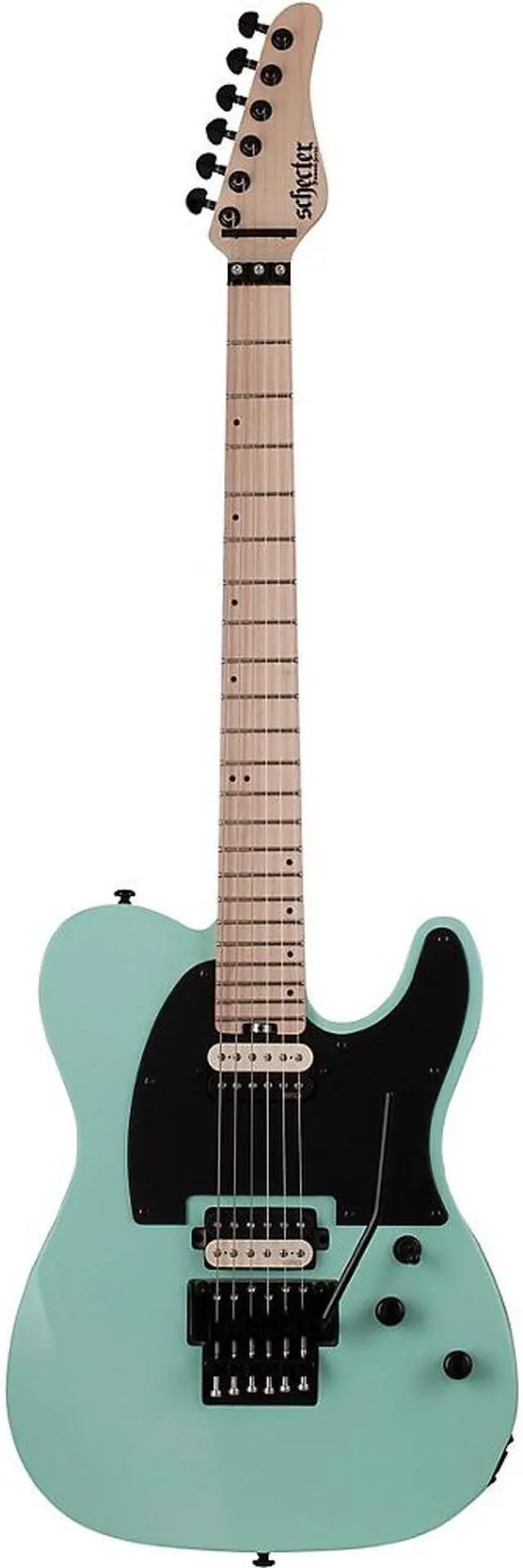 Alt view image 4 of 11 - Schecter Guitar Research SVSS PT-FR Maple Fingerboard Electric Guitar Sea Foam Green