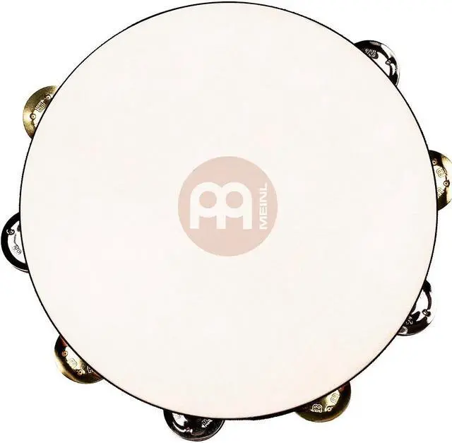 Alt view image 4 of 11 - Meinl Headed Recording-Combo Tambourines - 2 Rows - Super Natural