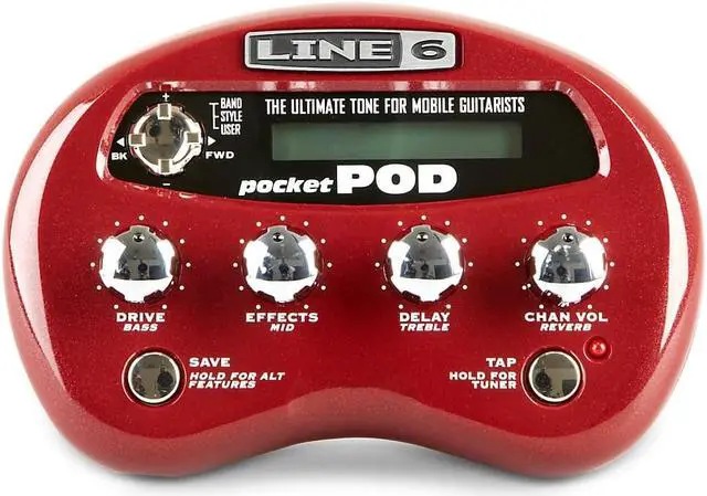 Alt view image 20 of 20 - Line 6 Pocket POD - Mini Guitar Amp Modeler Guitar Multi-Effect