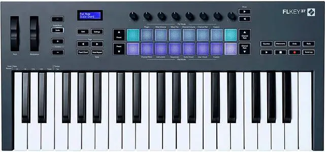 Alt view image 9 of 15 - Novation FLkey 37 USB MIDI Keyboard Controller for FL Studio (37-Key)