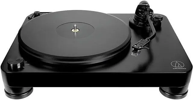 Alt view image 5 of 19 - Audio-Technica LP7 Fully Manual Belt Drive Turntable in Black