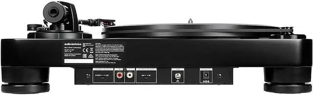 Alt view image 7 of 19 - Audio-Technica LP7 Fully Manual Belt Drive Turntable in Black