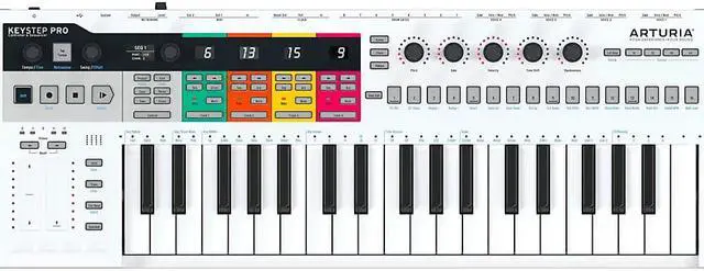 Alt view image 12 of 20 - Arturia KeyStep Pro Keyboard with Advanced Sequencer and Arpeggiator