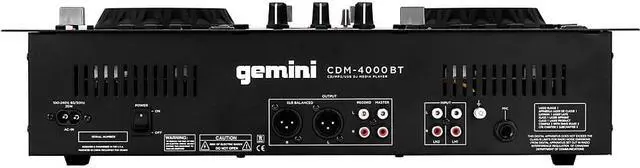 Alt view image 7 of 16 - Gemini CD/MIXER Combo Player With BT Input