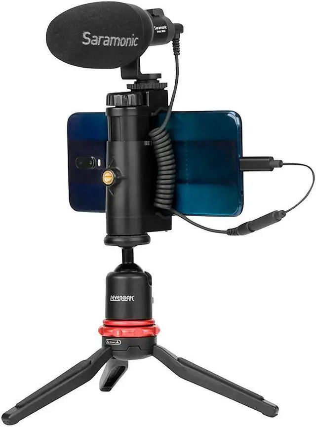 Alt view image 14 of 14 - Saramonic 3" Short USB Type-C Male to Female 3.5mm TRS Adapter Cable SR-C2003