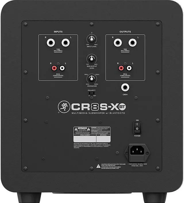 Alt view image 13 of 20 - Mackie CR8S-XBT 8" MM Bluetooth Subwoofer