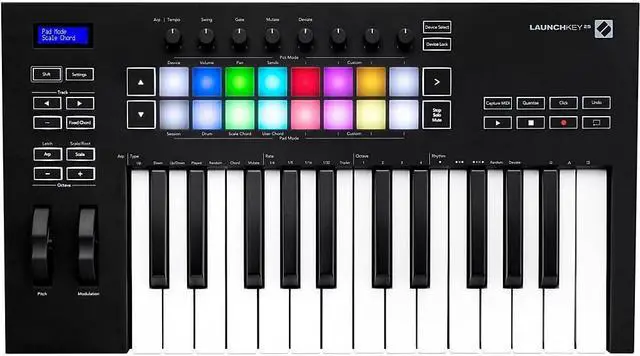 Alt view image 6 of 13 - Novation Launchkey 25 Mk3 25-Key MIDI Controller Keyboard