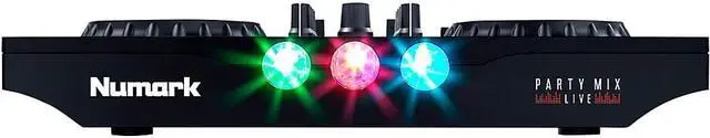 Alt view image 17 of 19 - Numark Party Mix Live DJ Controller with Light Show and Built-in Speakers