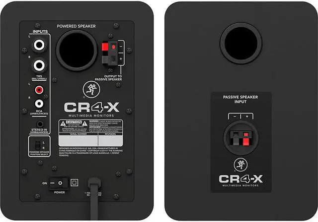 Alt view image 13 of 19 - Mackie CR4-X 4" MM Studio Monitors (Pair)