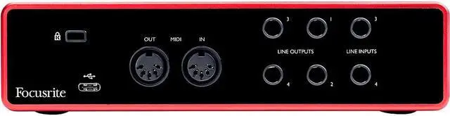 Alt view image 12 of 13 - Focusrite Scarlett 4i4 3rd Generation Audio Interface