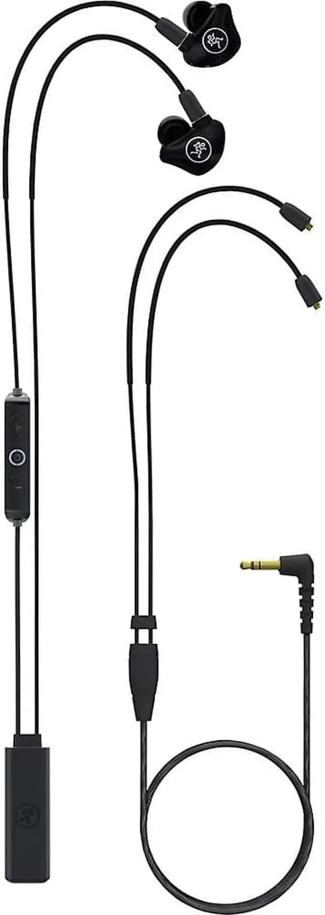 Alt view image 7 of 14 - Mackie MP Series In-Ear Headphones & Monitors with Dual Hybrid Driver and Bluetooth Adapter (MP-240BTA)