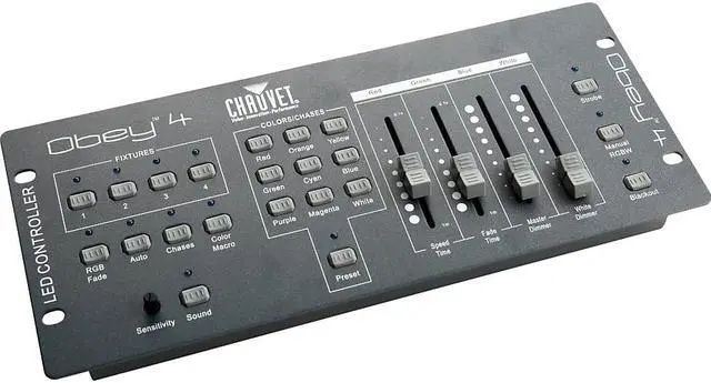 Alt view image 2 of 8 - Chauvet Obey 4 Compact DMX 512 Controller DMX Lighting Controller