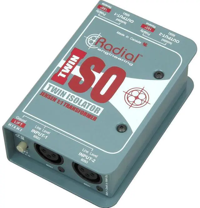 Alt view image 5 of 5 - Radial TWIN ISO Passive Line-Level Isolator (Standard)