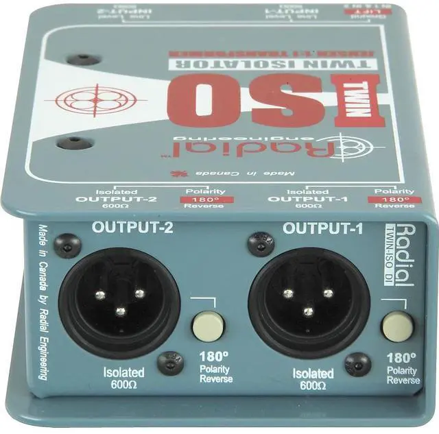 Alt view image 4 of 5 - Radial TWIN ISO Passive Line-Level Isolator (Standard)