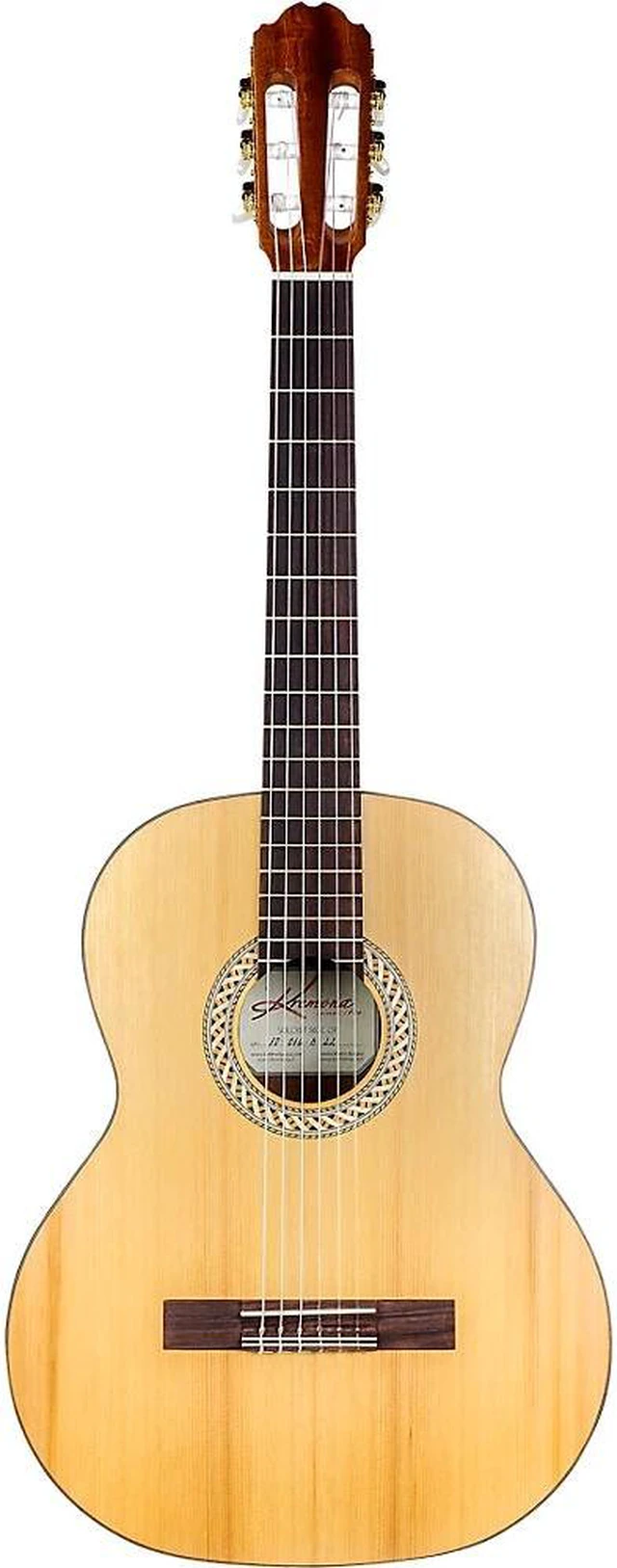 Alt view image 10 of 14 - Kremona Soloist S62C Classical Acoustic Guitar Open Pore Finish w/ Gig Bag