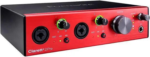 Alt view image 7 of 20 - Focusrite Clarett+ 2Pre 10-in / 4-out Audio Interface