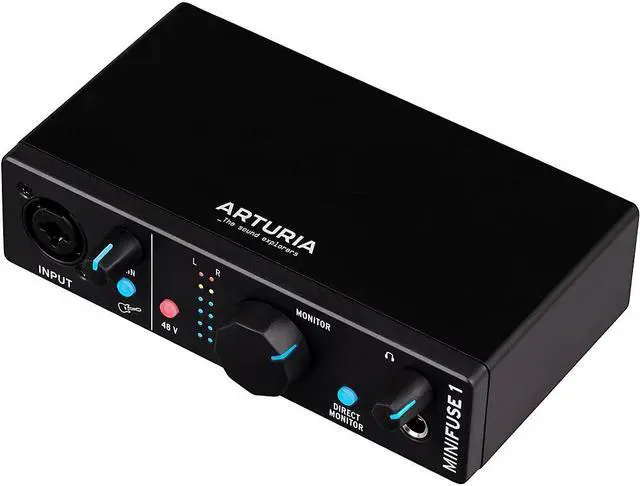 Alt view image 2 of 4 - Arturia MiniFuse 1 Audio Interface (Black)
