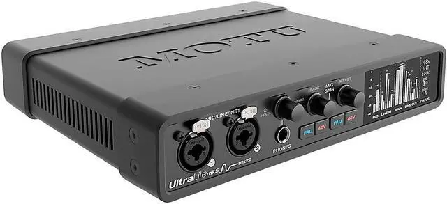 Alt view image 11 of 13 - Motu UltraLite-mk5 18x22 USB Audio Interface with DSP, Mixing and Effects