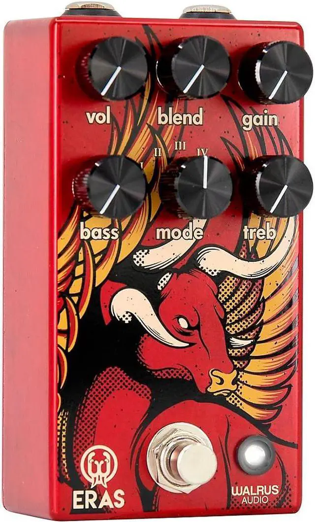 Alt view image 2 of 8 - Walrus Audio Eras Five State Distortion Effects Pedal Red