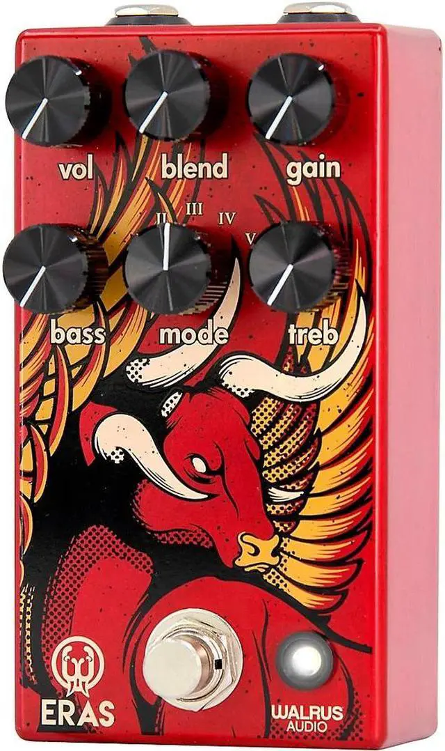 Alt view image 3 of 8 - Walrus Audio Eras Five State Distortion Effects Pedal Red