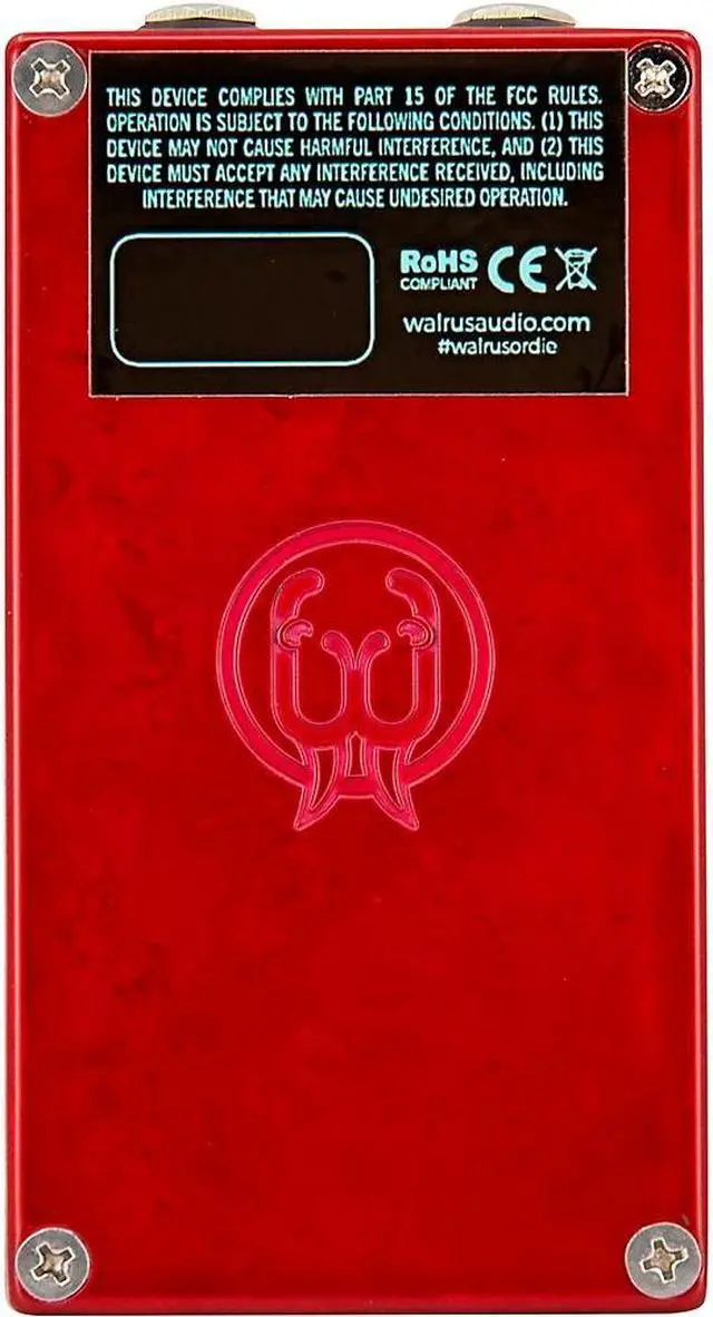 Alt view image 4 of 8 - Walrus Audio Eras Five State Distortion Effects Pedal Red