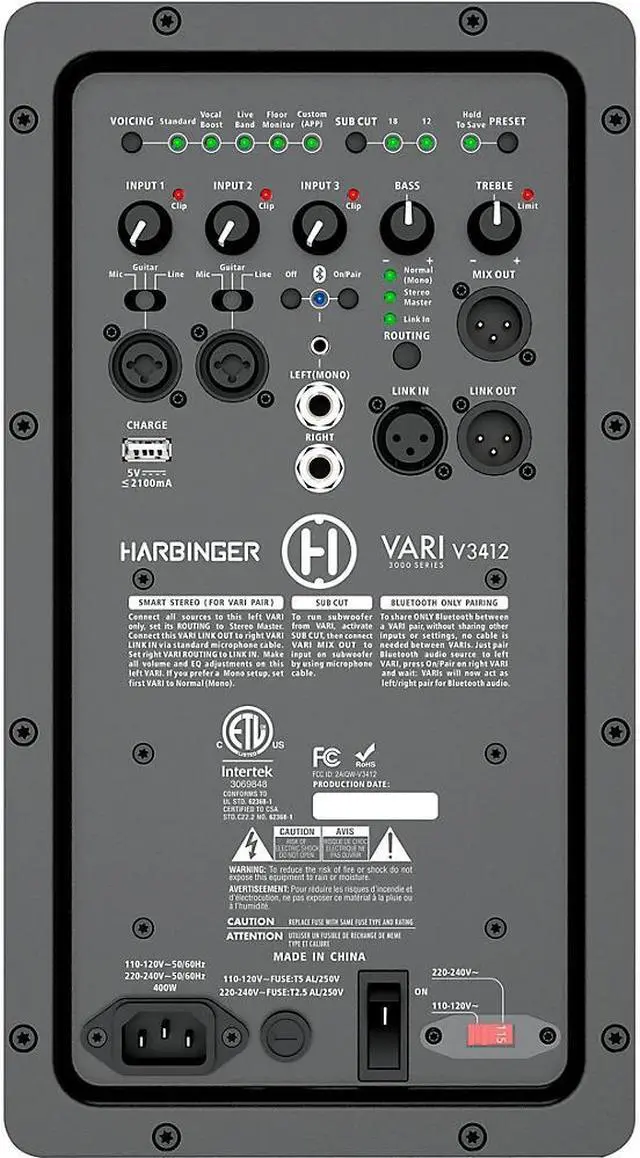 Alt view image 3 of 7 - Alto TS415 15" 2-Way Powered Loudspeaker With Bluetooth, DSP and App Control