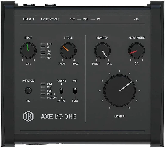 Main image of IK Multimedia AXE I/O ONE 1-Channel USB-C Audio Interface