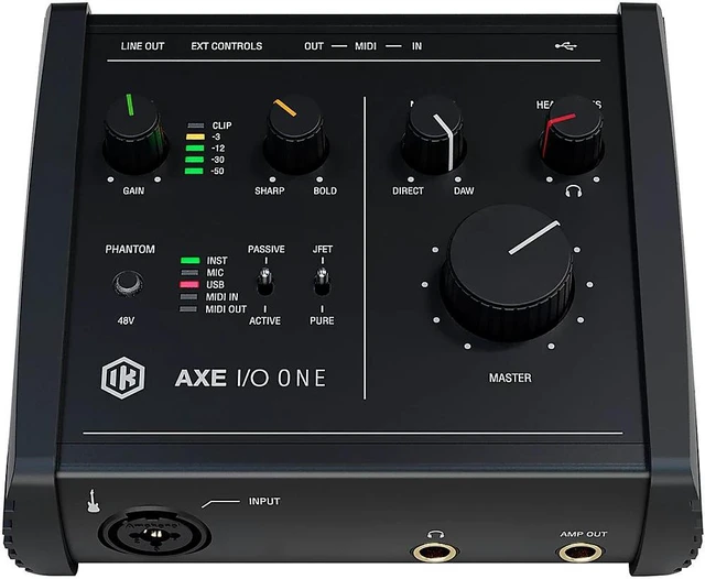 Alt view image 4 of 4 - IK Multimedia AXE I/O ONE 1-Channel USB-C Audio Interface