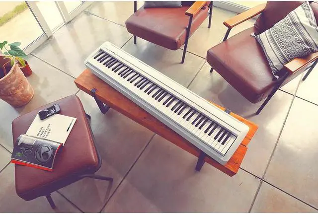 Alt view image 2 of 8 - Kawai ES120 88-Key Digital Piano With Speakers White