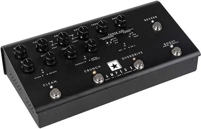 Alt view image 2 of 11 - Blackstar AMPED 3 100W Guitar Power Amplifier With 3 Channels Black