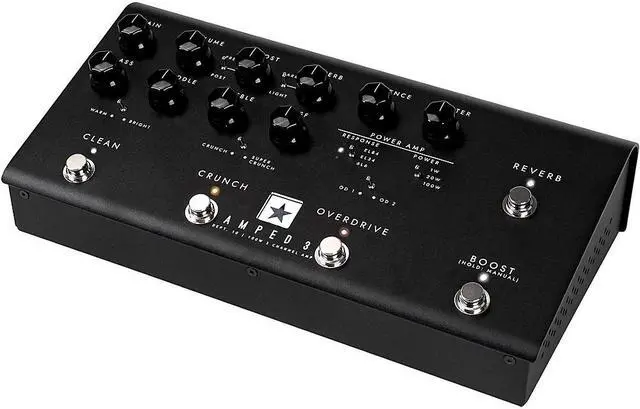 Alt view image 3 of 11 - Blackstar AMPED 3 100W Guitar Power Amplifier With 3 Channels Black
