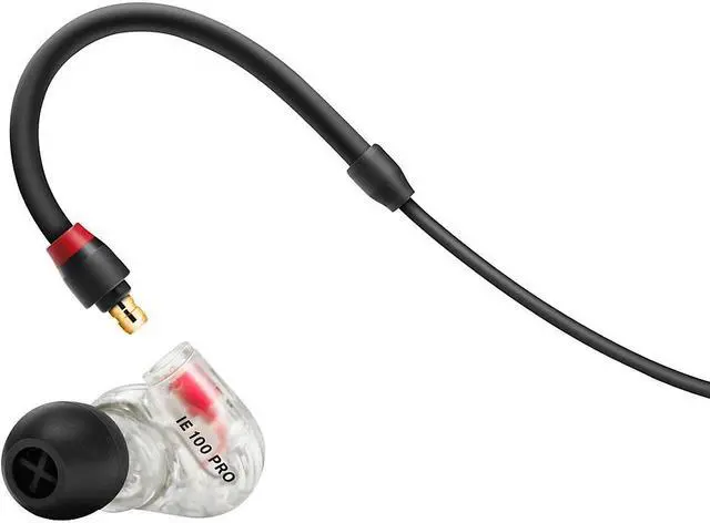 Alt view image 15 of 17 - Sennheiser IE 100 PRO In-Ear Monitoring Headphones (Clear)