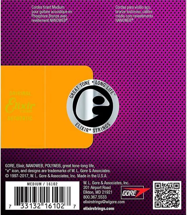 Alt view image 6 of 10 - Three sets D'Addario XT Phosphor Bronze Acoustic Guitar Strings gauges 10-47