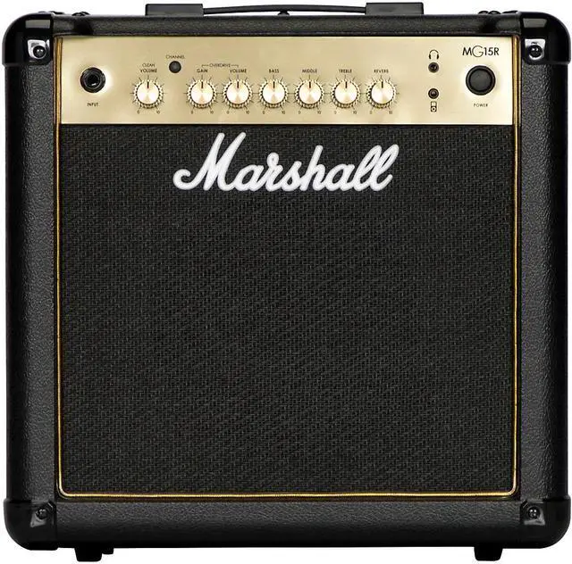 Alt view image 3 of 10 - Marshall MG15GR 15W 1x8 Guitar Combo Amp