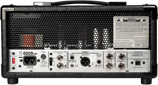 Alt view image 3 of 7 - Peavey 6505 MH Micro 20W Tube Guitar Amp Head