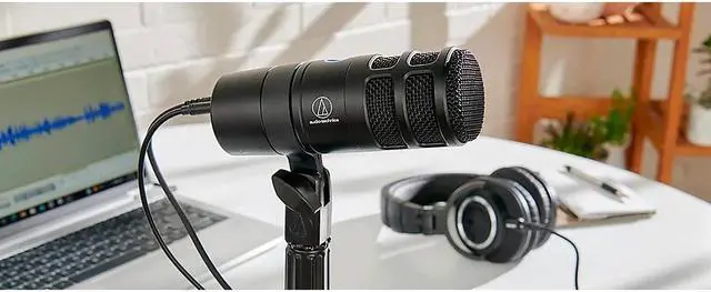 Alt view image 4 of 13 - Audio Technica AT-2040 Hypercardioid Dynamic USB Microphone - Black