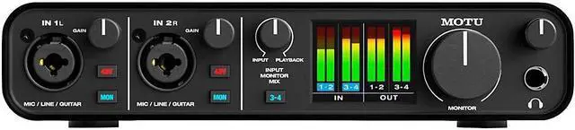 Alt view image 15 of 17 - MOTU M4 4x4 USB-C Audio Interface